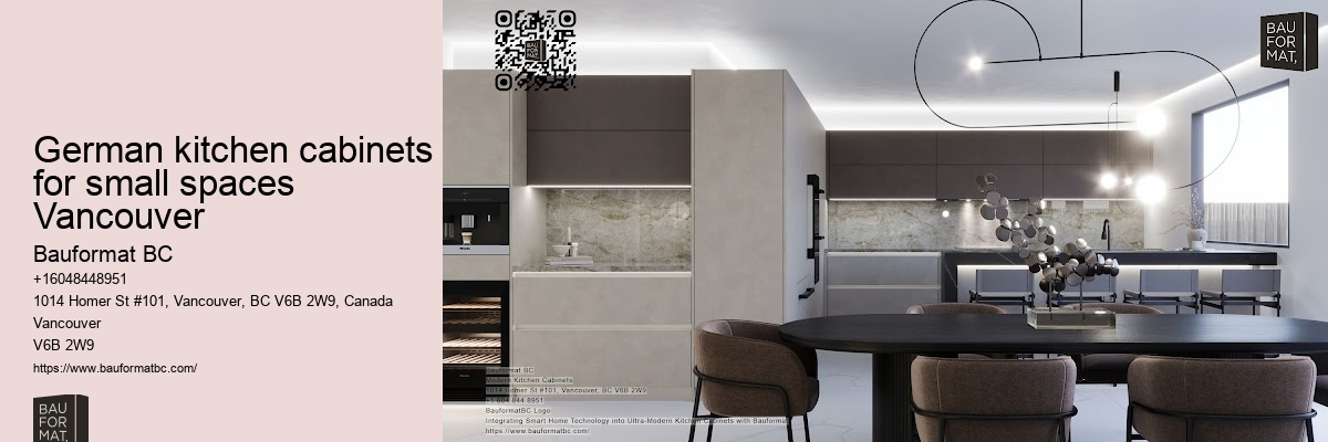 German kitchen cabinets with backsplash Vancouver