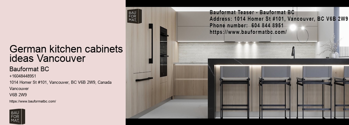 Reliable German kitchen cabinet suppliers in Vancouver