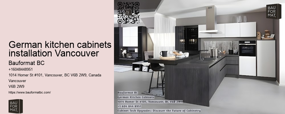 German kitchen cabinets sleek design Vancouver