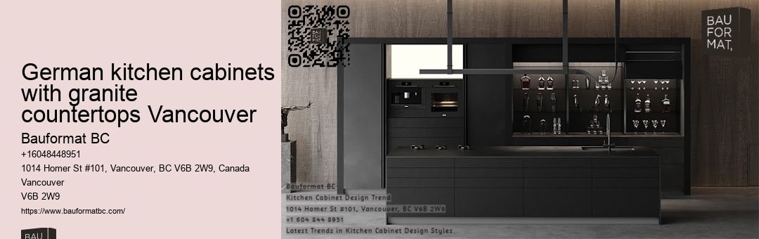 German kitchen cabinets with high-resistance finishes Vancouver