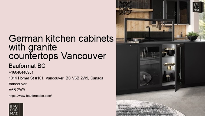 German kitchen cabinets with soft-close doors Vancouver