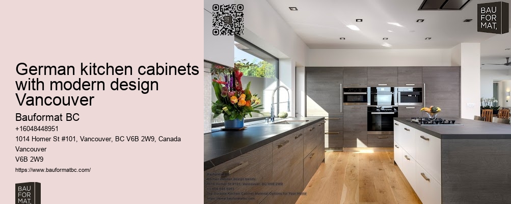 German kitchen cabinets with smart technology Vancouver