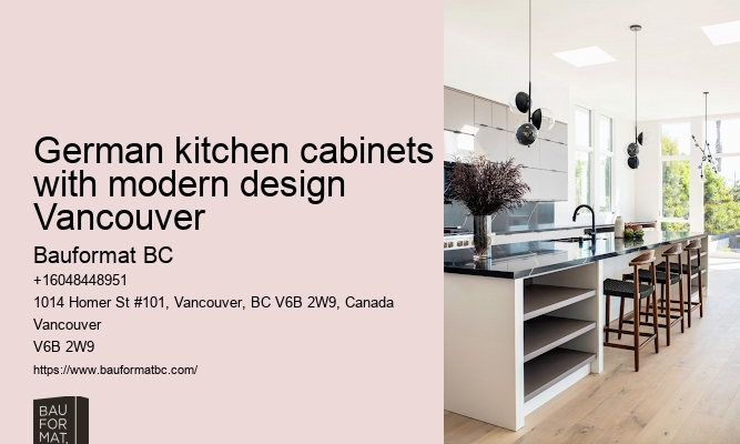 German kitchen cabinets delivery Vancouver