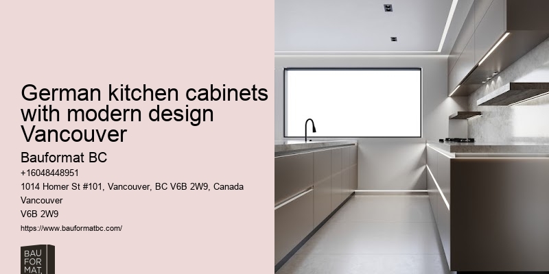 Certified German kitchen cabinet installation Vancouver