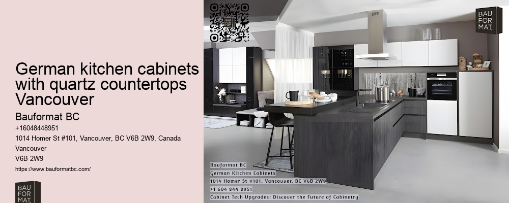 German kitchen cabinets with luxury fittings Vancouver