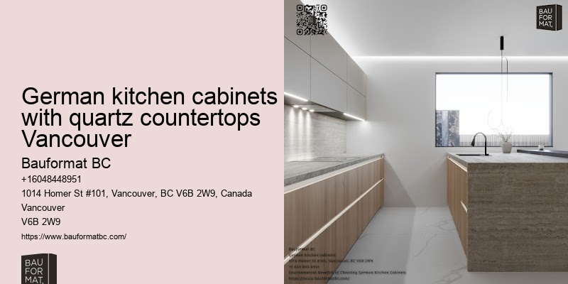 Latest trends in German kitchen cabinet materials and finishes Vancouver