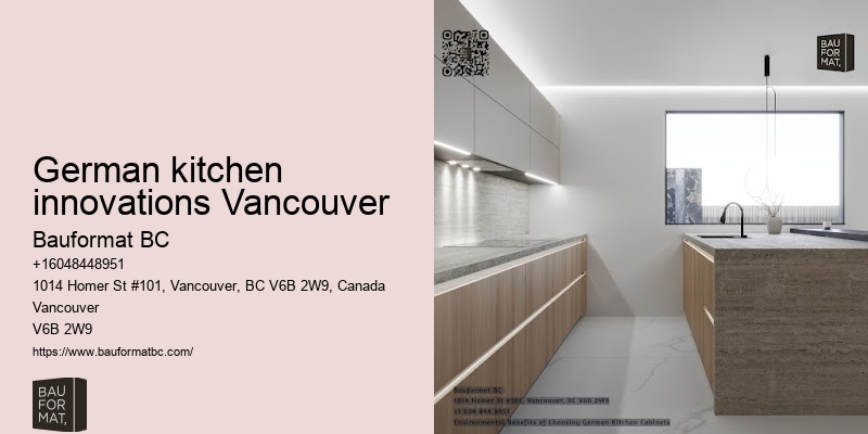 Transform spaces with German kitchen cabinets for renovations Vancouver