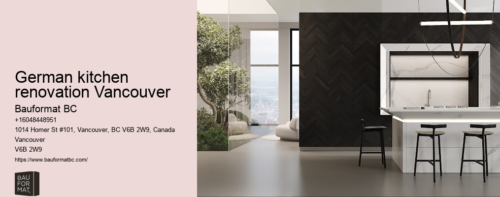 Renovate with German kitchen cabinets Vancouver