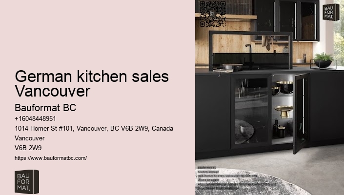 German kitchen cabinets for open-concept kitchens Vancouver