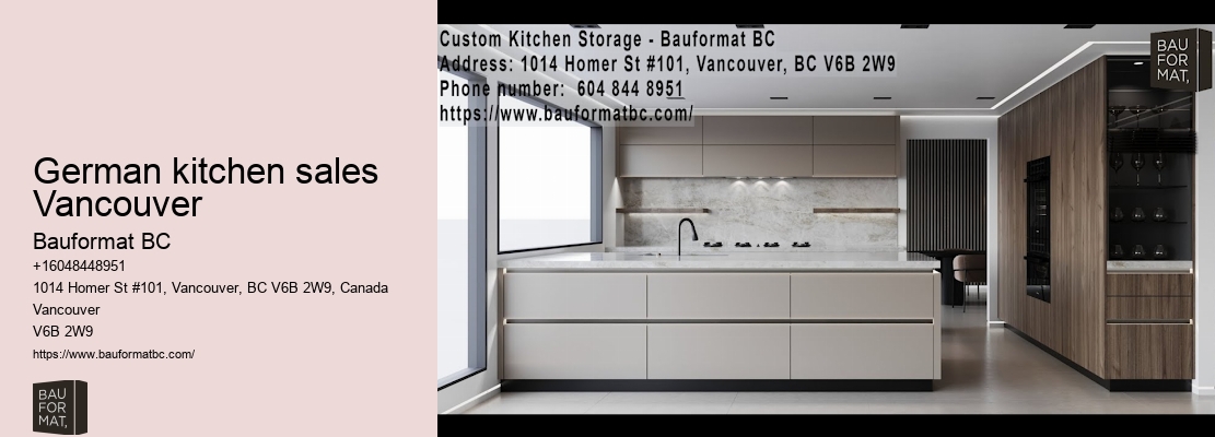 German kitchen cabinets for galley kitchens Vancouver
