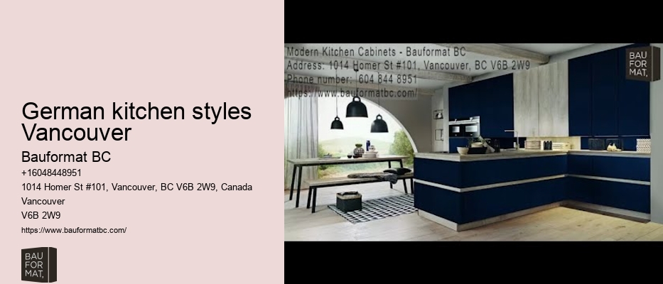 Elegant German kitchen cabinet trends