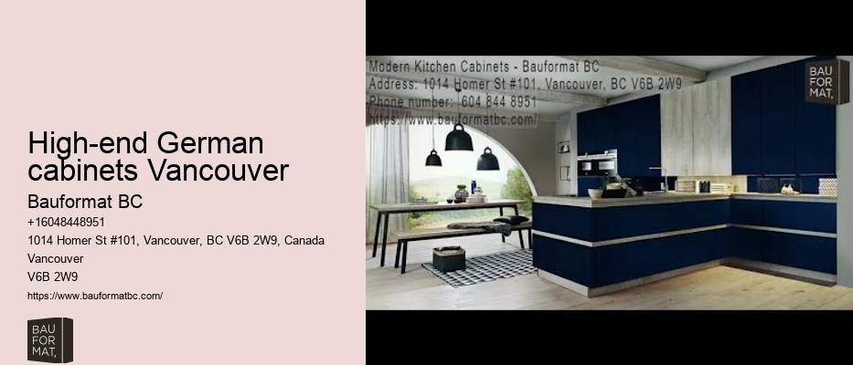 Nearby German kitchen cabinet showrooms Vancouver