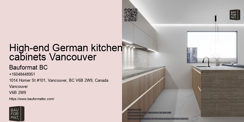 German kitchen cabinet consultants Vancouver