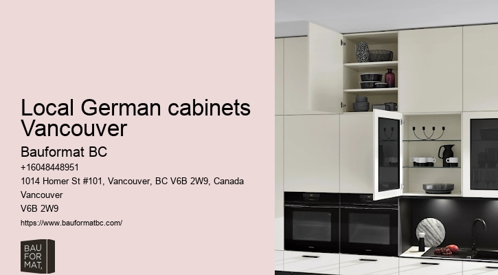 Custom German kitchen cabinet solutions