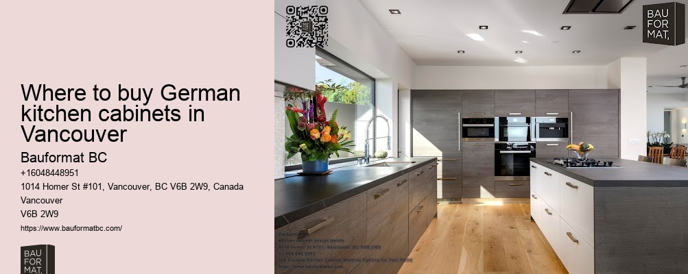 German kitchen cabinets discounts Vancouver