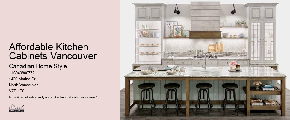 Semi-custom kitchen cabinets Vancouver