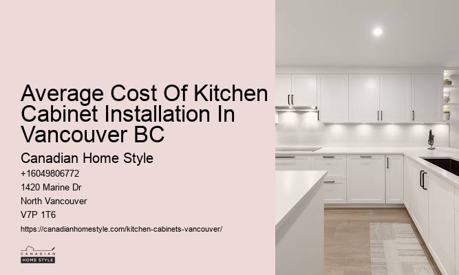 Family-owned kitchen cabinet businesses Vancouver