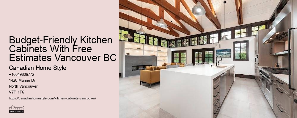 Minimalist kitchen cabinet layouts Vancouver