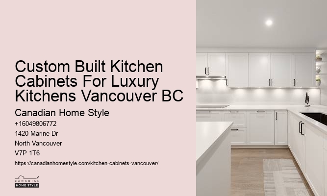 Custom kitchen cabinet door options Vancouver BC