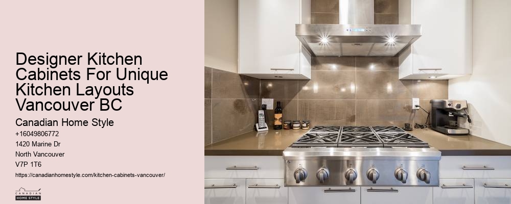 Custom kitchen cabinet crown molding Vancouver BC