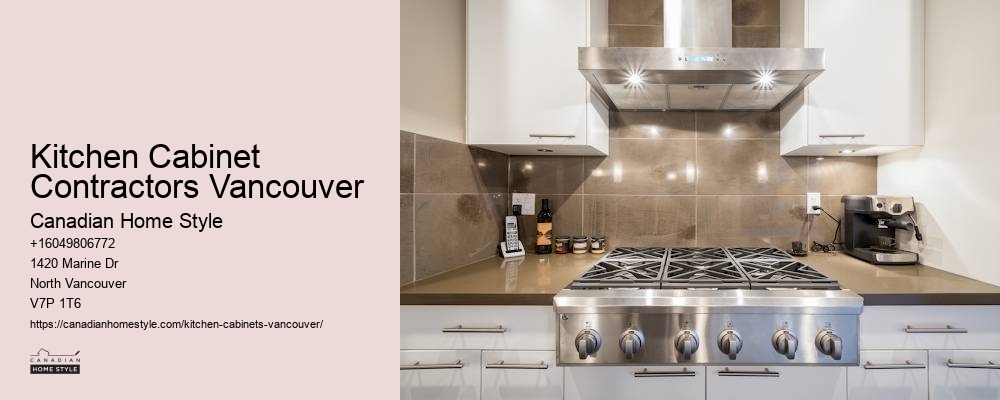Minimalist kitchen cabinet layouts Vancouver
