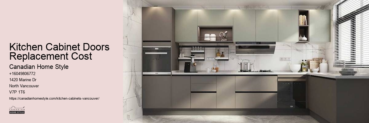 Birch kitchen cabinets Vancouver