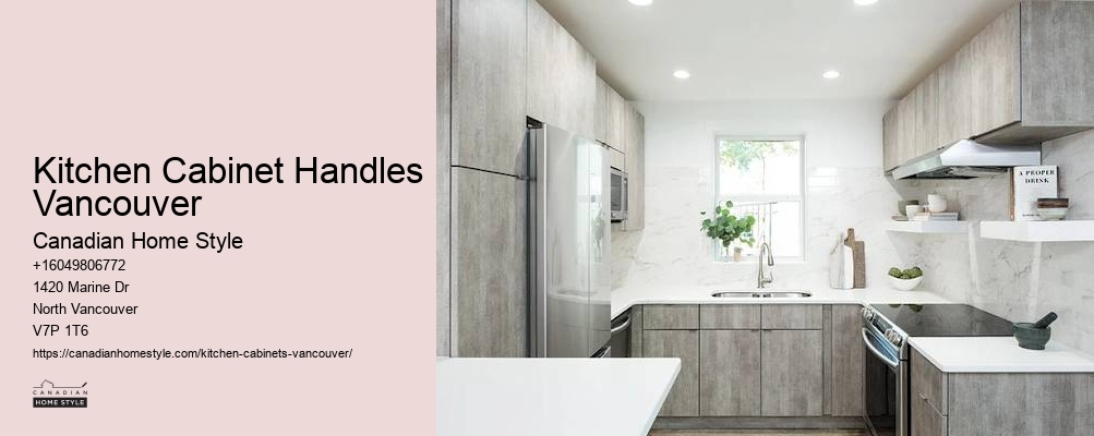 Modern kitchen cabinet doors Vancouver
