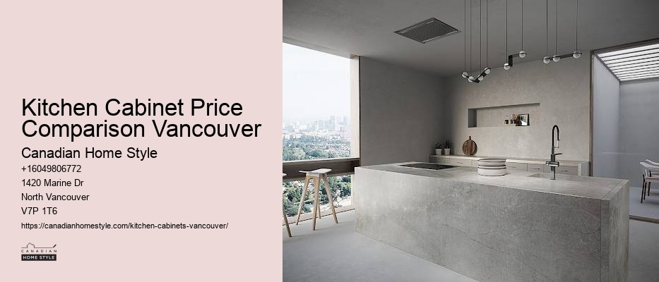 Kitchen Cabinet Price Comparison Vancouver