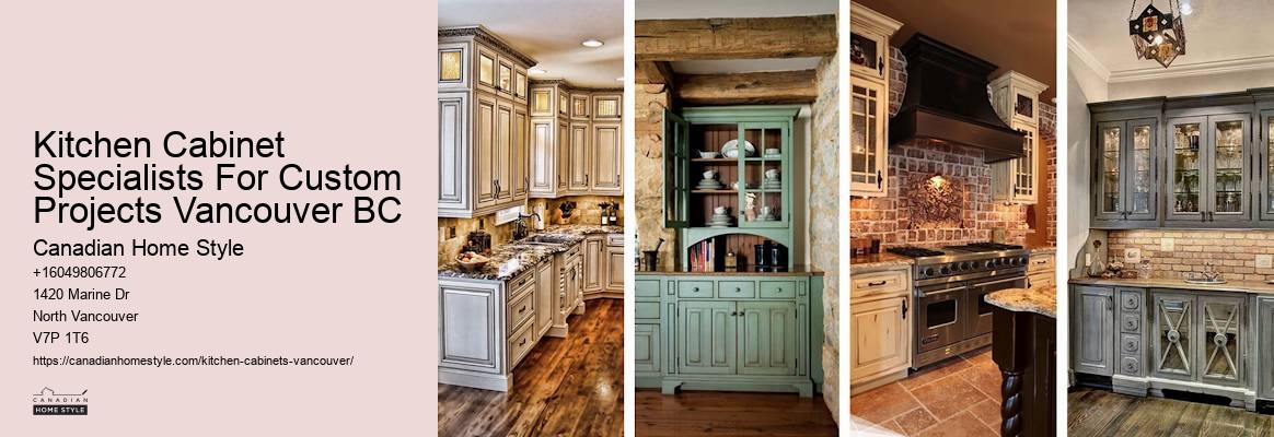 Kitchen Cabinet Showroom With Custom Options Vancouver BC