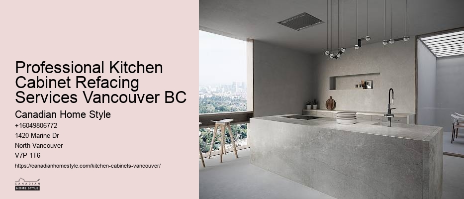 Contemporary kitchen cabinet styles Vancouver BC