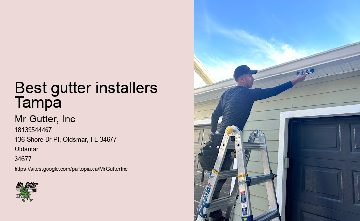 Rain gutter installation Best gutter installers Tampa