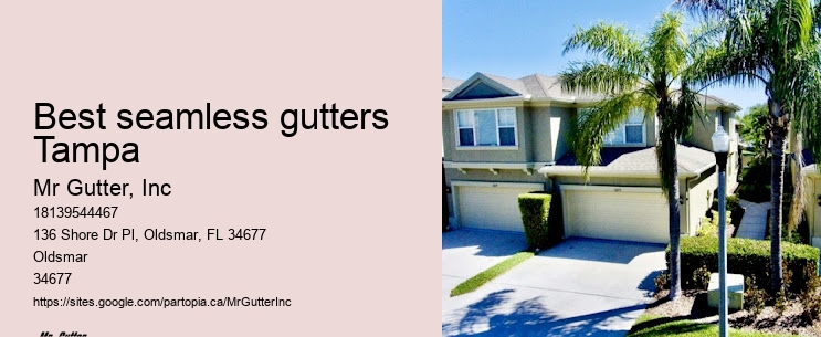 Best seamless gutters Tampa seamless gutters pricing