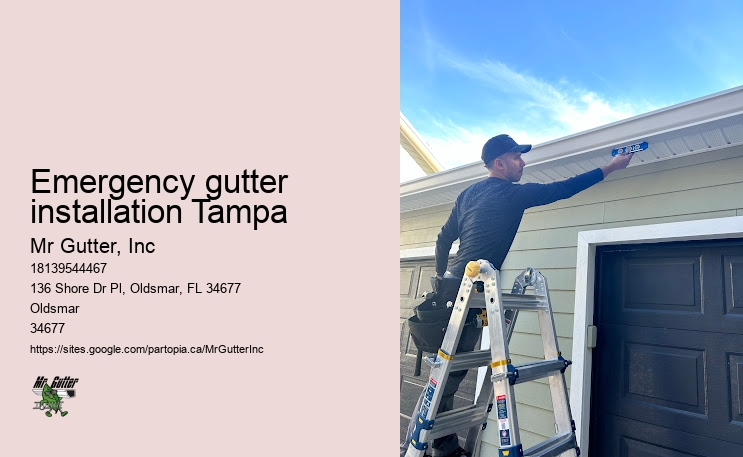 Emergency gutter installation Tampa gutter installation ratings