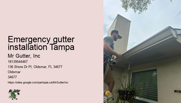 Emergency gutter installation Tampa gutter installation blog