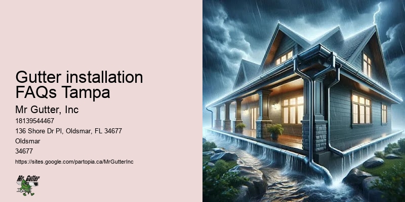 Gutter installation customization Gutter installation FAQs Tampa