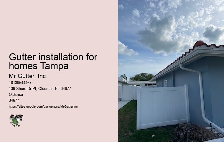 Gutter installation costs Gutter installation for homes Tampa