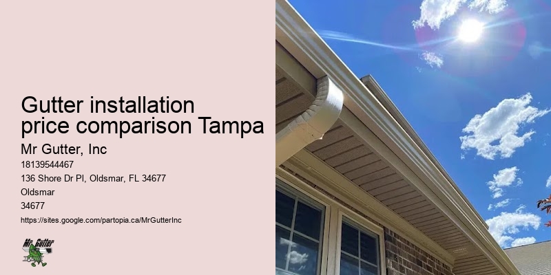 Gutter installation for schools Gutter installation price comparison Tampa
