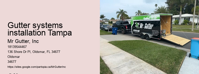 Gutter systems installation Tampa gutter protection systems