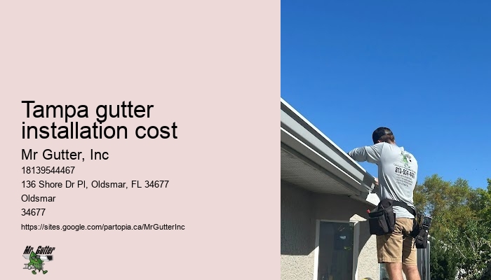 Gutter repair experts Tampa gutter installation cost