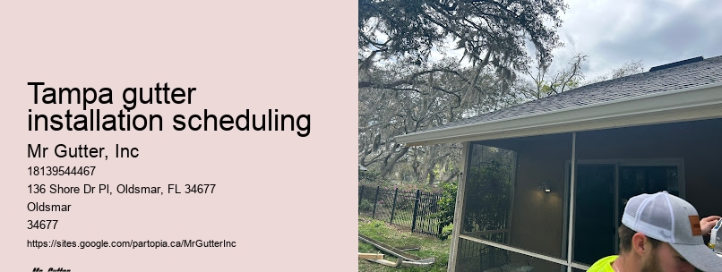 Tampa gutter installation scheduling Gutter Downspout Installation
