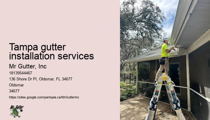 Top gutter installation Tampa gutter installation services