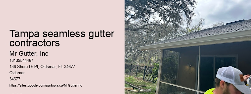 Custom-fit gutter installation Tampa seamless gutter contractors