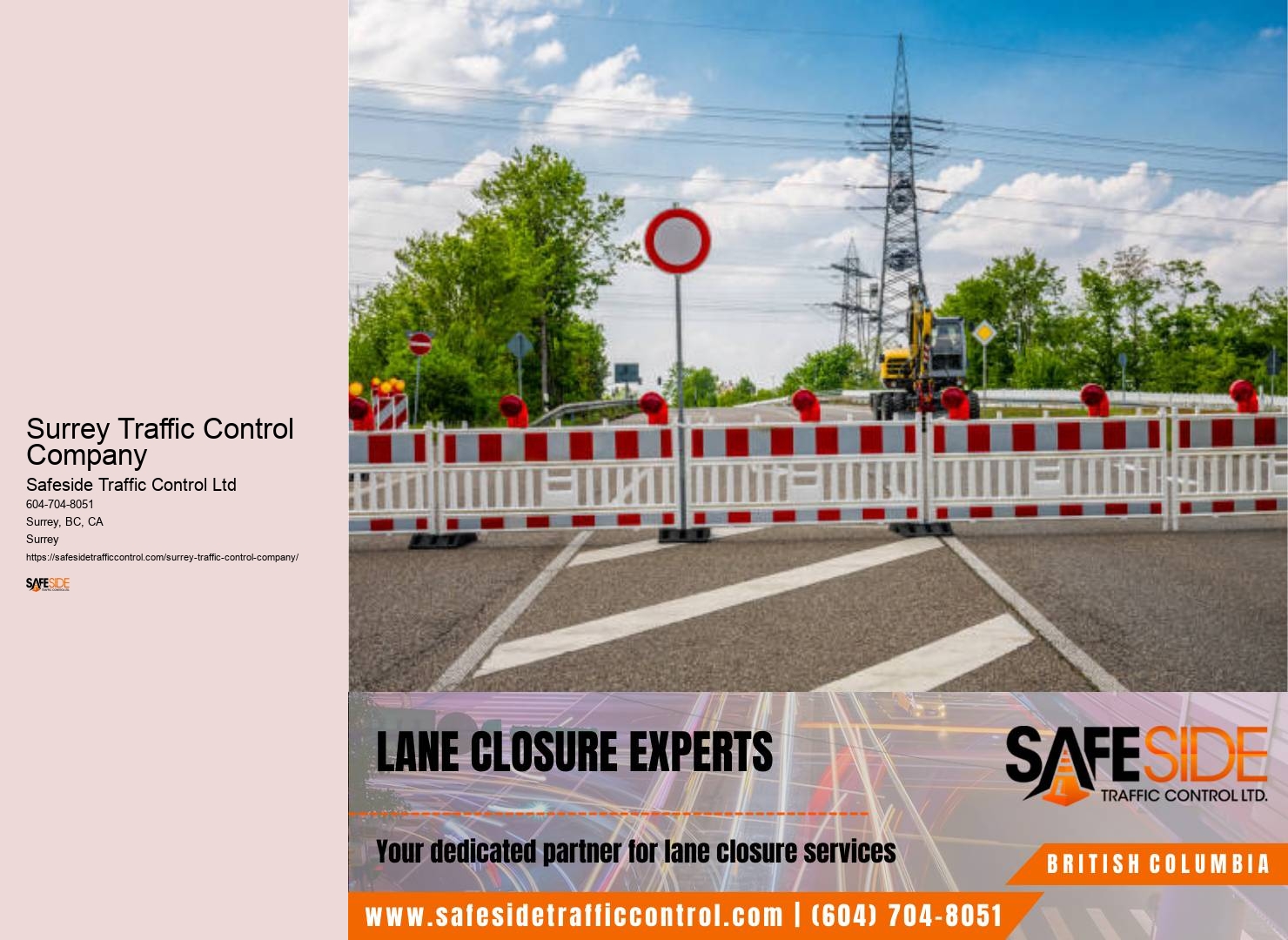 Surrey traffic control fines