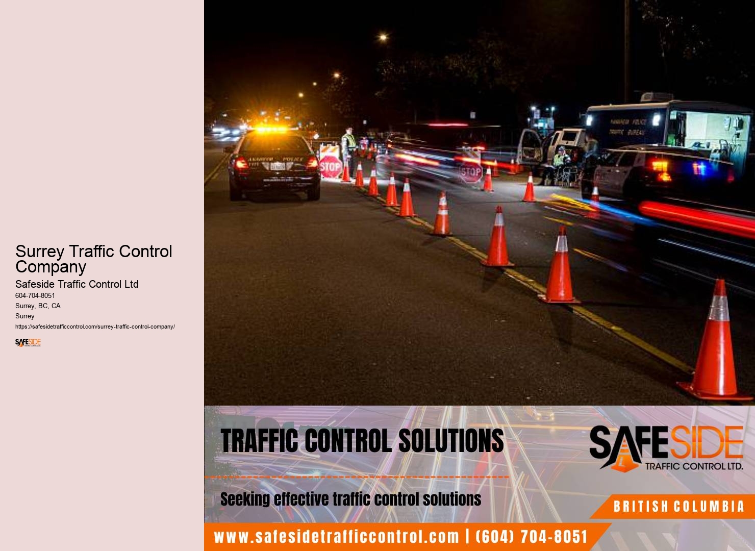 Traffic control system validation Surrey