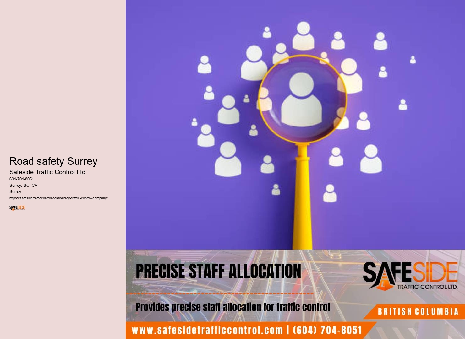 Surrey traffic coordination services