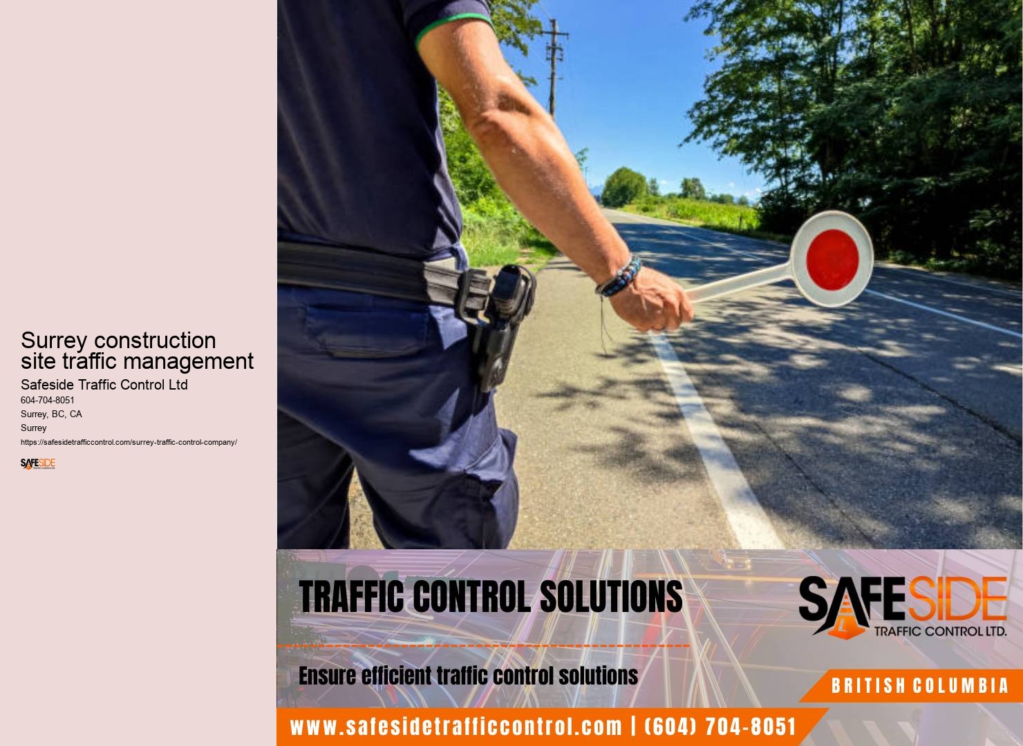 Traffic control algorithm effectiveness Surrey