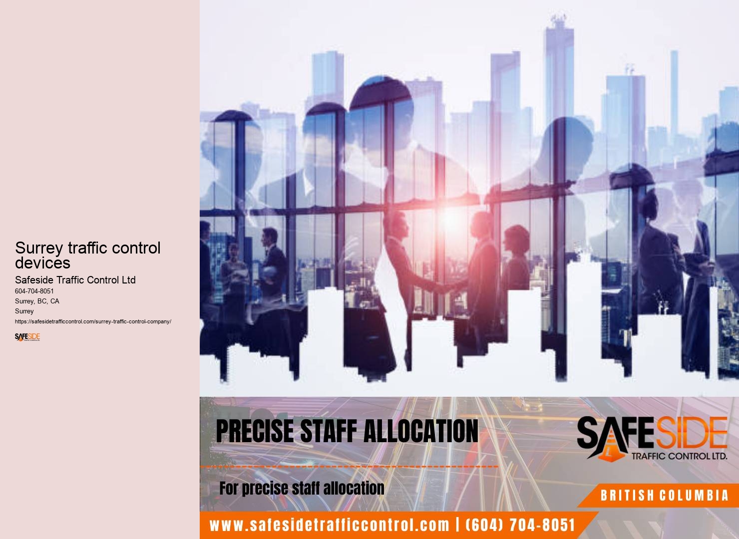 Roadwork traffic management Surrey