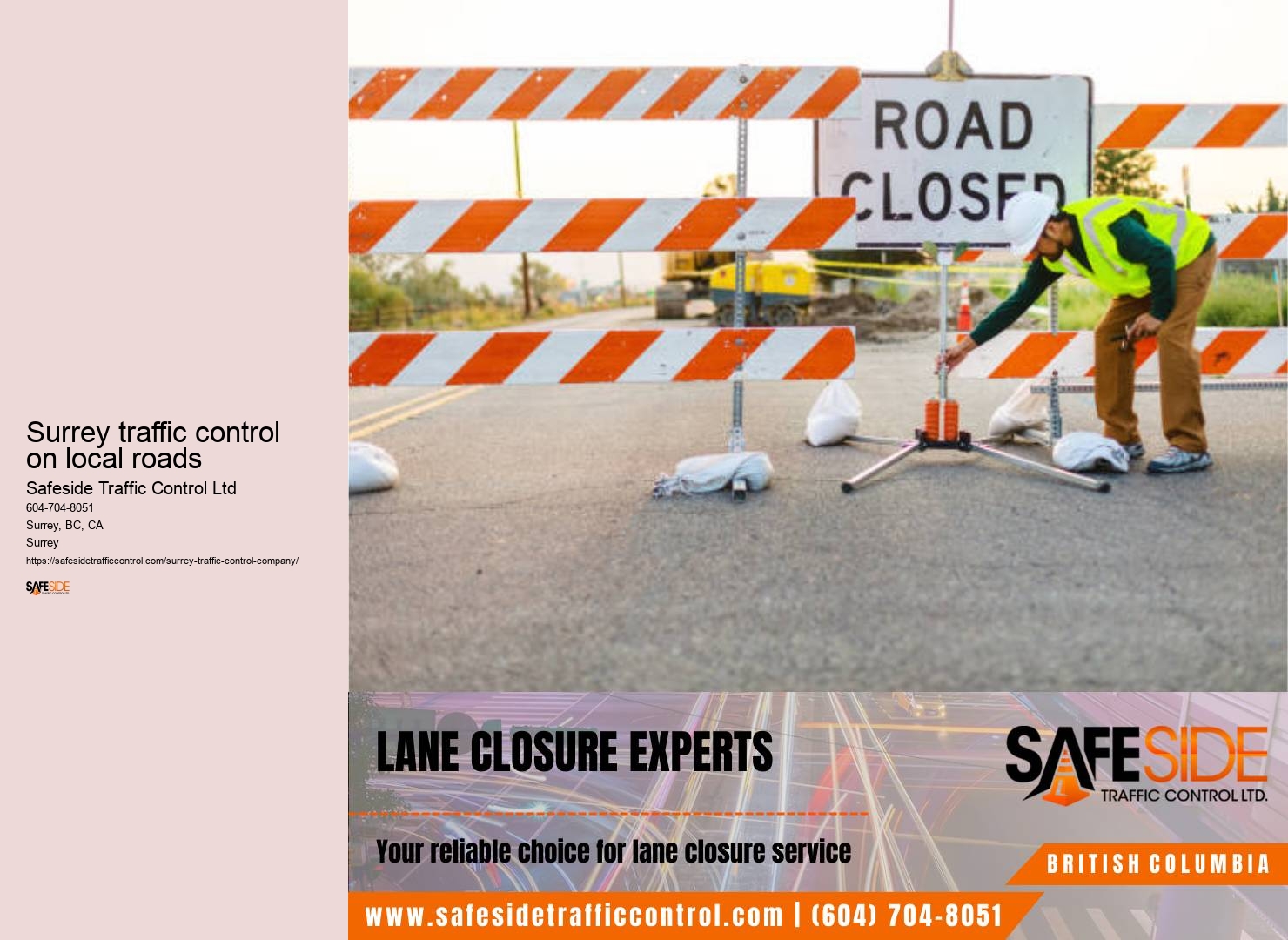 Traffic control algorithm validation parameters Surrey