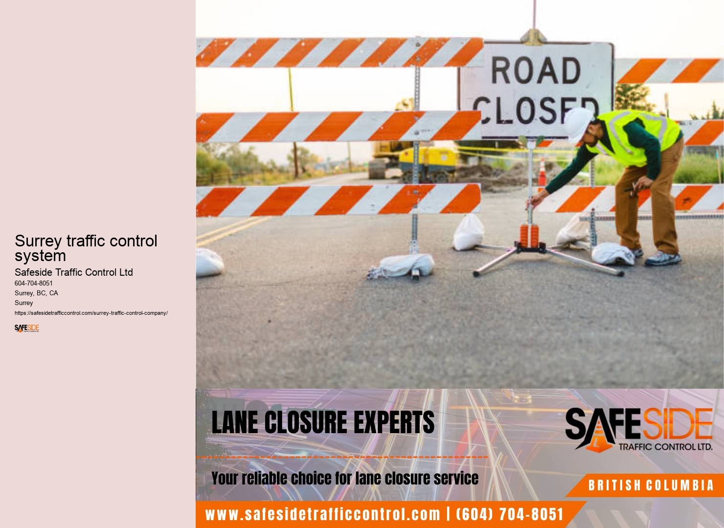 Traffic control algorithm enhancement Surrey