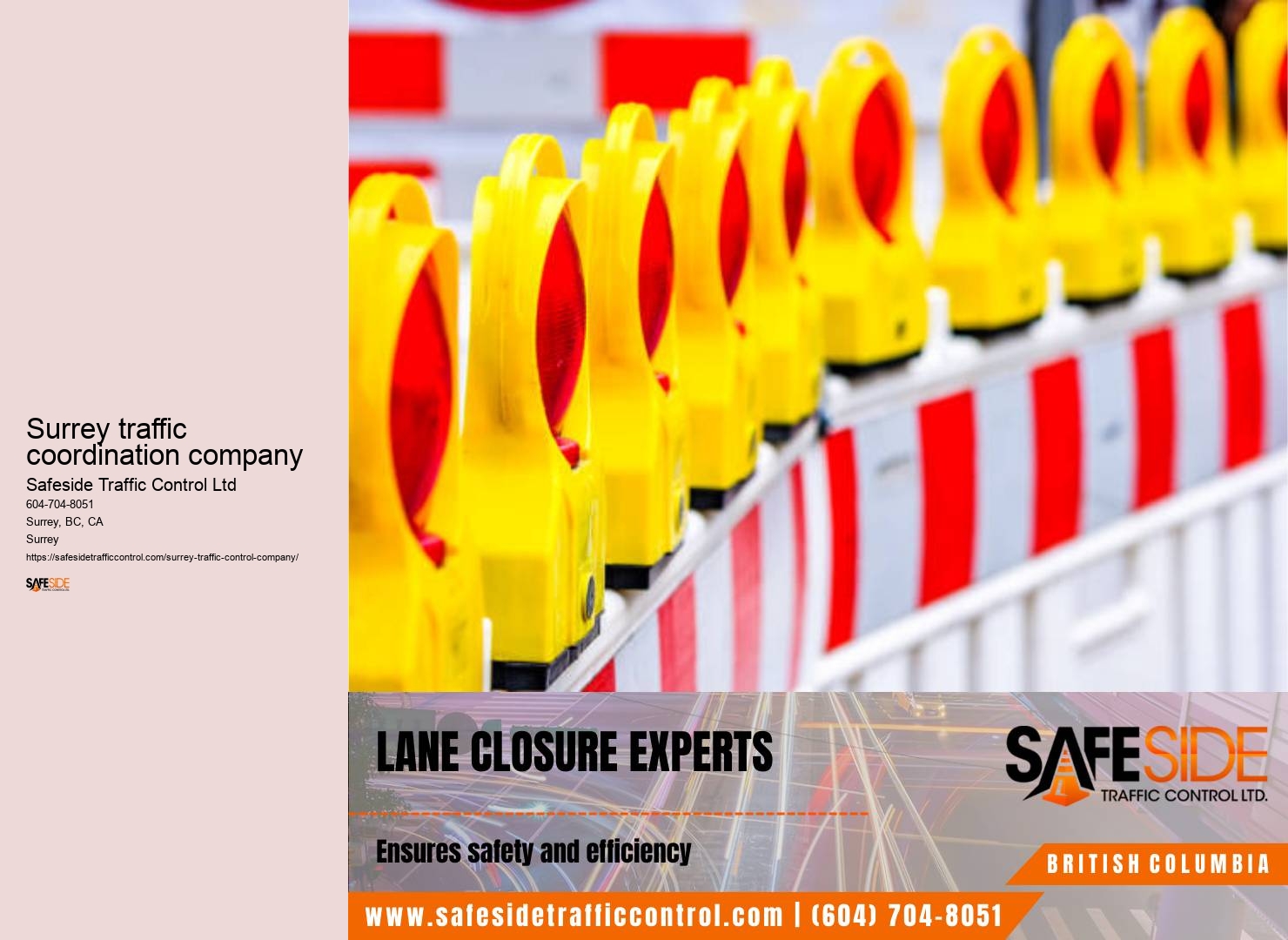 Traffic control permit expediting Surrey